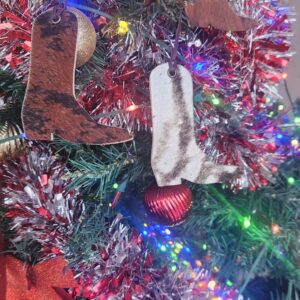 Christmas boot front
