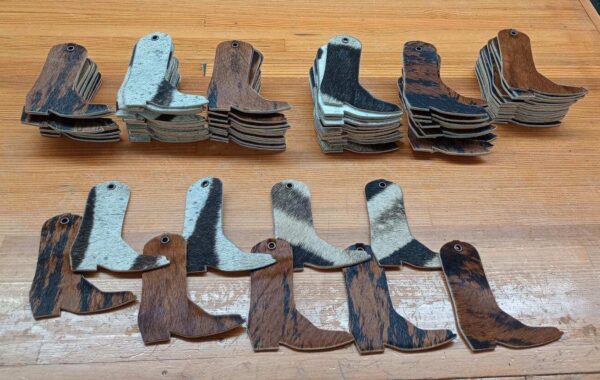 Hair-on Cowboy Boot Ornaments - Image 3