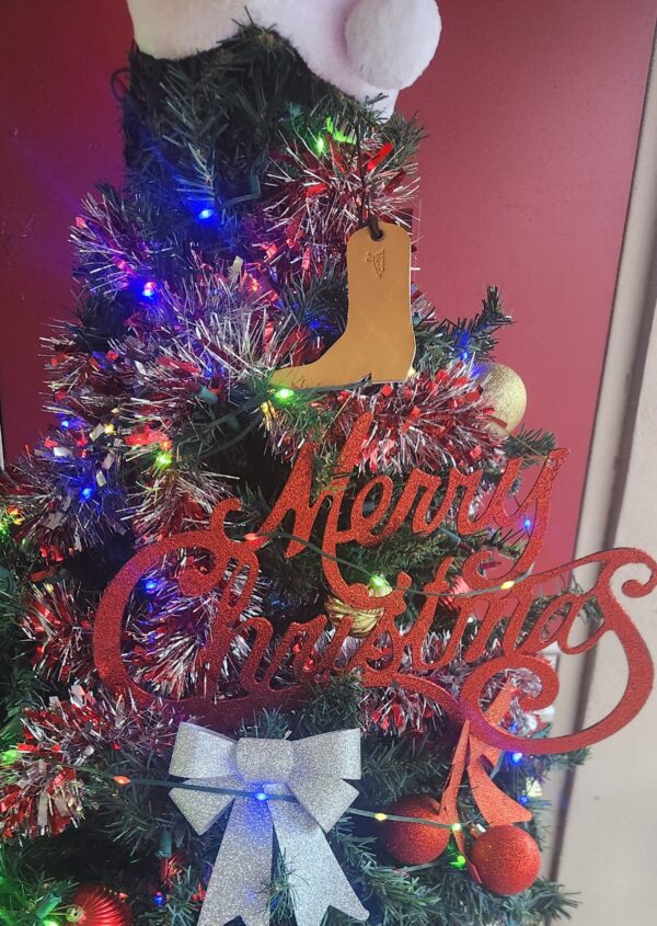 Hair-on Cowboy Boot Ornaments - Image 2